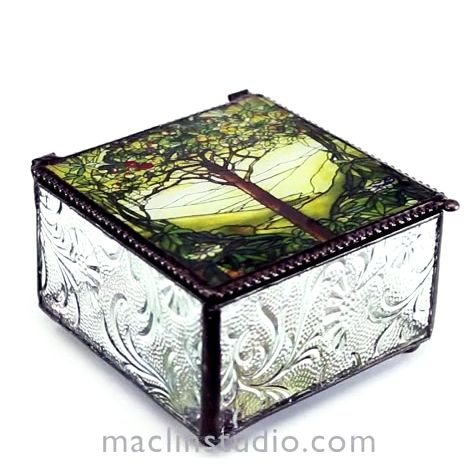 Tiffany Tree of Life Trinket Box | Maclin Studio